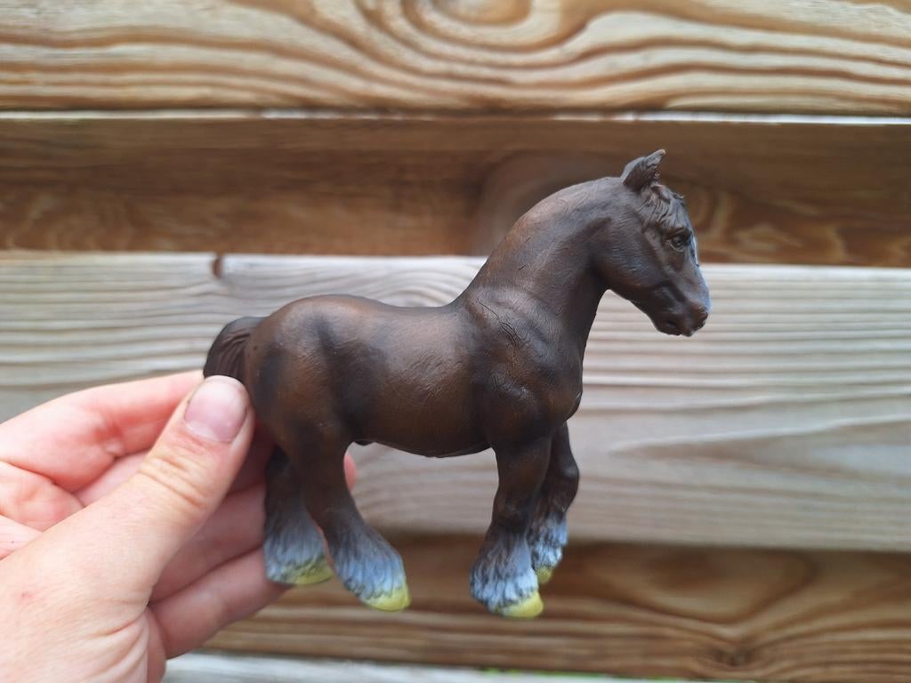 Schleich shire 1993, Ophalen of Verzenden, Zo goed als nieuw, Paard, Beeldje of Figuurtje