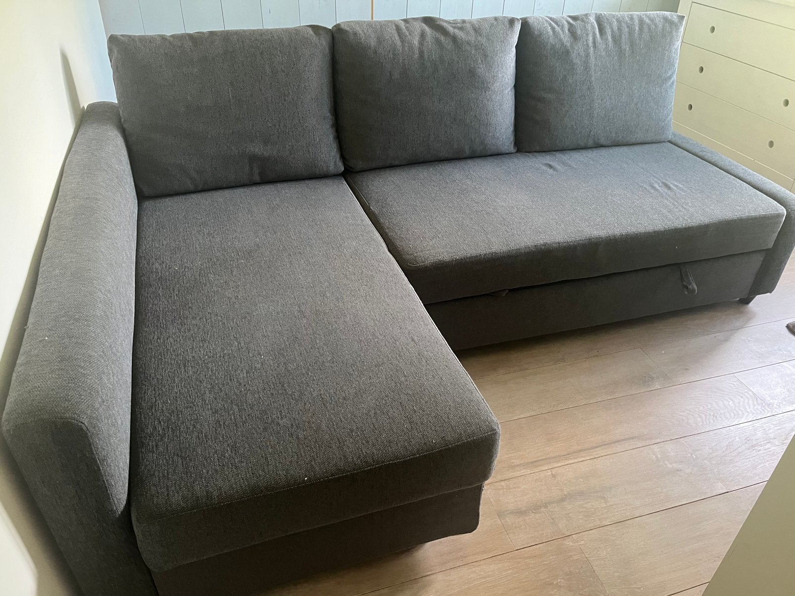 Ikea slaapbank bank, Ophalen, Tweepersoons, 140 cm, Zo goed als nieuw