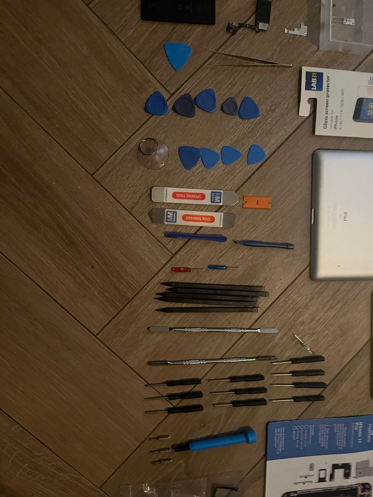 Apple iPhone & iPad onderdelen + reparatieset - MOET SNEL WE, Ophalen of Verzenden, Gebruikt, Overige typen, Apple