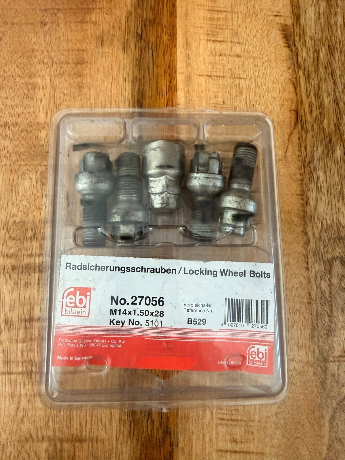 Febi Bilstein (velgenslot) VW, Audi, SEAT, Skoda Mercedes, Ophalen of Verzenden, Gebruikt, Volkswagen