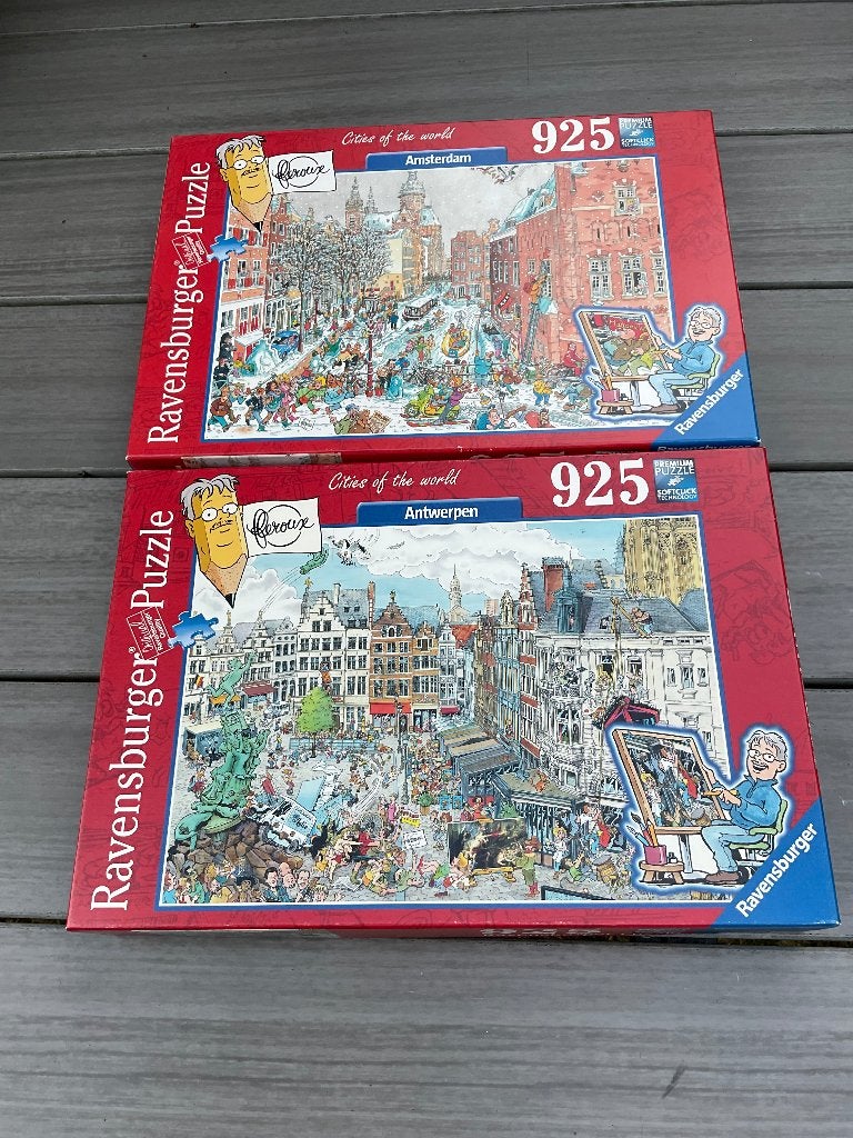 Cities of the world puzzel, Ophalen of Verzenden, 500 t/m 1500 stukjes, Zo goed als nieuw, Legpuzzel