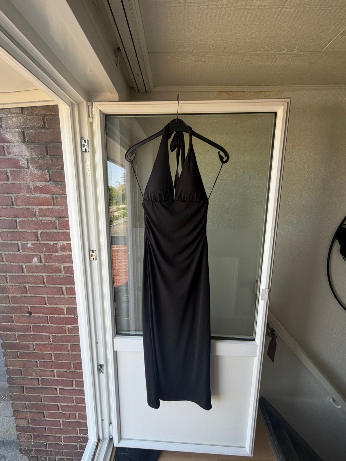 Mooie dames jurk met open rug, Maat 38/40 (M), Galajurk, Zwart, Nieuw