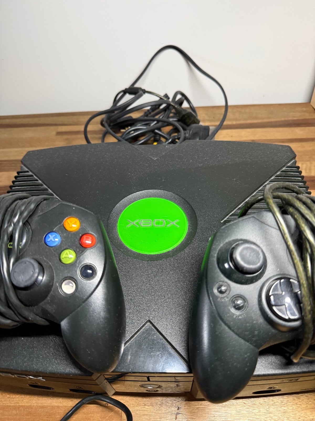 Originele Xbox Classic console met 2 controllers en games, Spelcomputers en Games, Ophalen of Verzenden, Gebruikt, Met 2 controllers