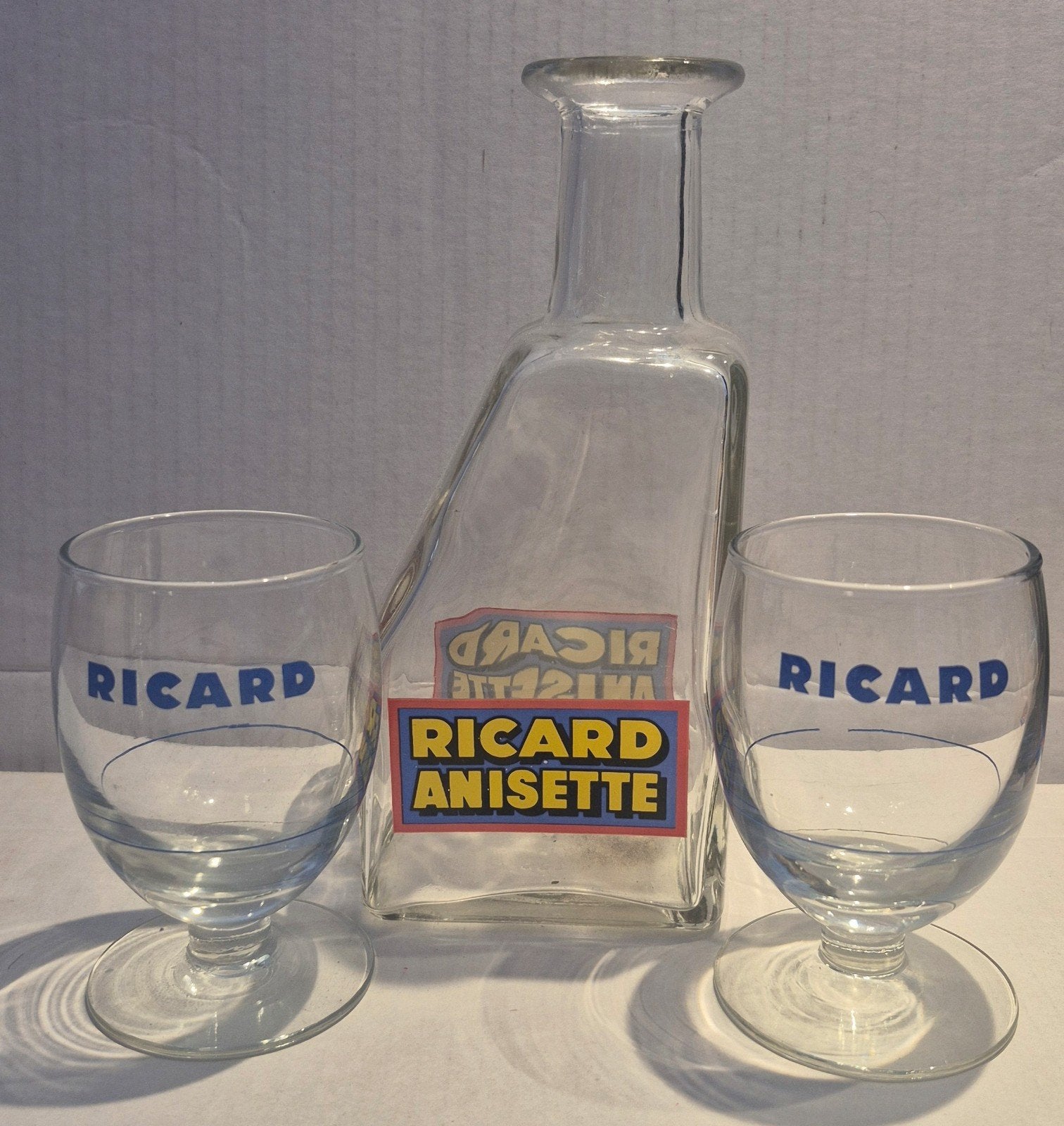 Ricard setje (W), Ophalen of Verzenden, Borrel- of Shotglas