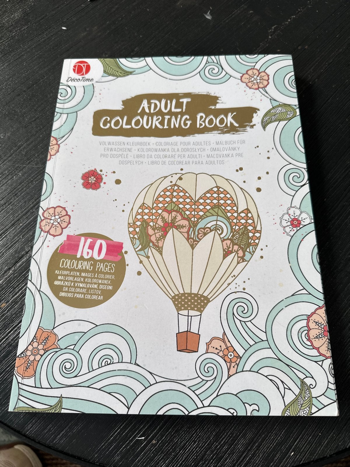 Adult Colouring Book - 160 pagina's ontspanning, Ophalen of Verzenden, Nieuw, Tekenen en Schilderen