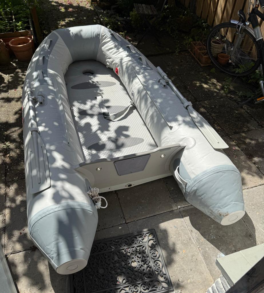 Talamex HXL275 rubberboot met 5PK buitenboordmotor, Ophalen, Inclusief motor, Zo goed als nieuw, Talamex