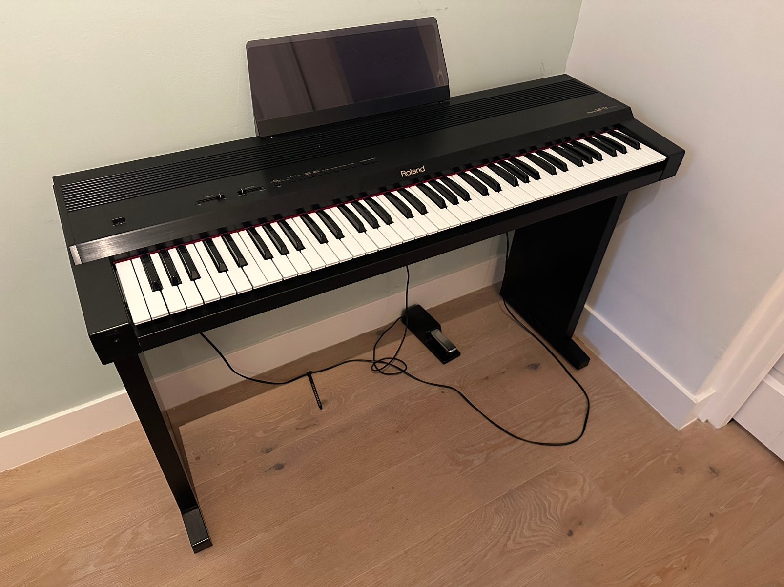 Roland digital keyboard KR-33, Ophalen, Zwart, Zo goed als nieuw, Digitaal