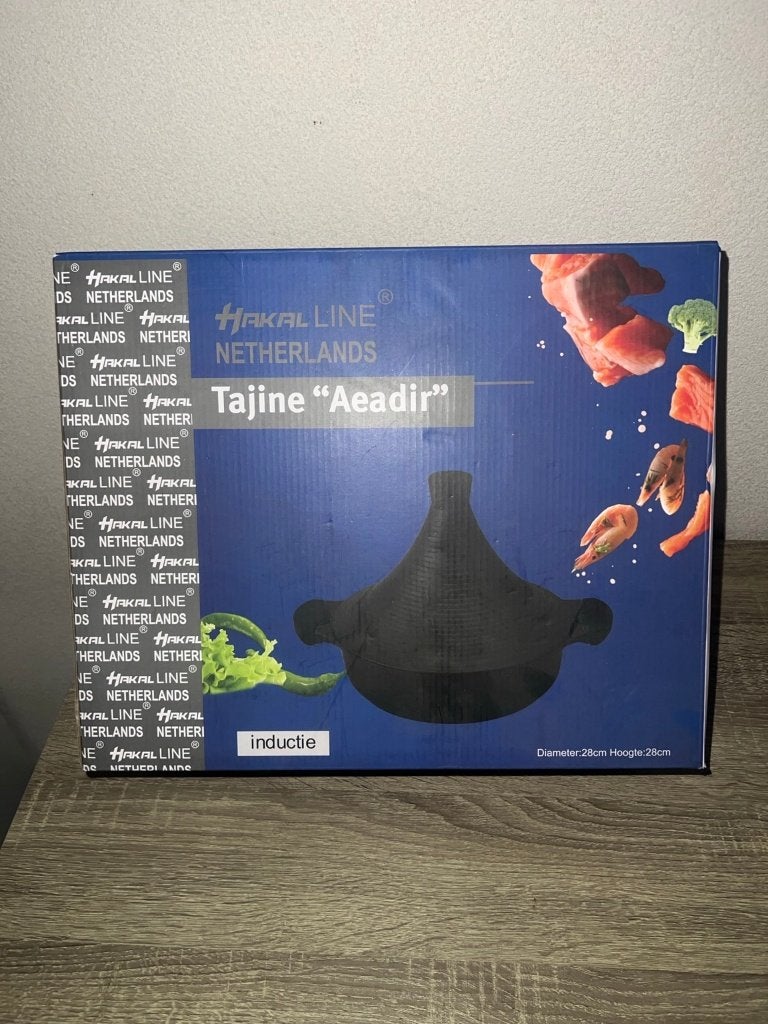 Hakal Line Tajine – Inductie – NIEUW, Huis en Inrichting, Keuken | Potten en Pannen, Nieuw, Rvs, Ophalen of Verzenden