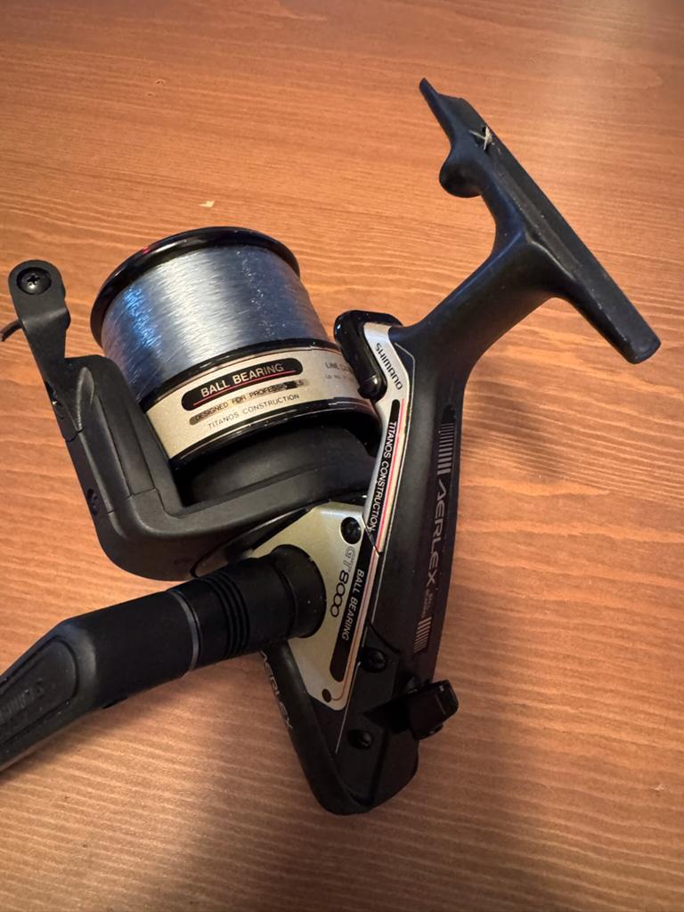Shimano GT8000 Aerlex molen. In zeer goede staat., Watersport en Boten, Ophalen of Verzenden, Zo goed als nieuw, Molen