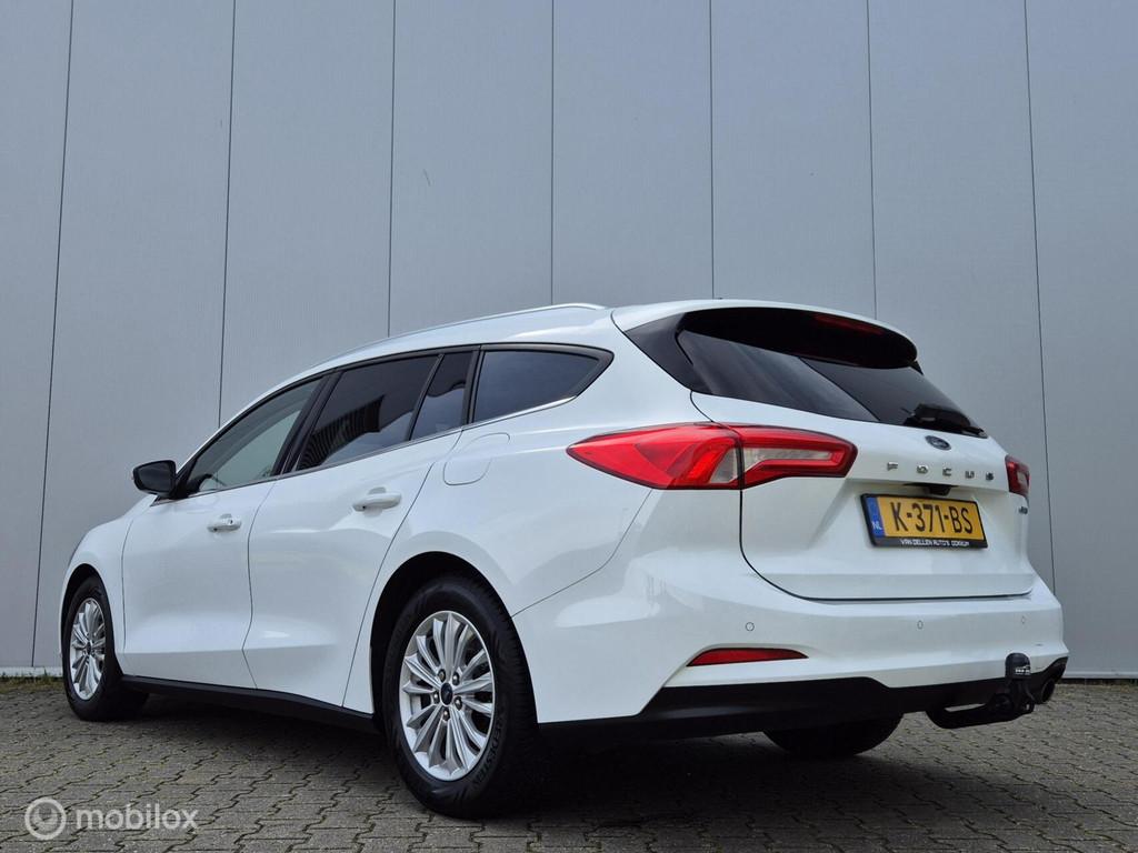 FORD FOCUS WAGON 1.0 ECOBOOST HYBRID TITANIUM/B&O/TREKHAAK/E, Gebruikt, Wit, Origineel Nederlands, Hybride Elektrisch/Benzine