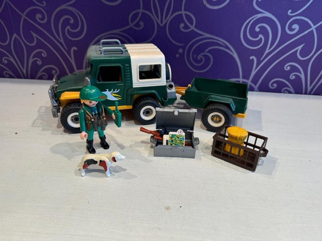Playmobil 4206 – Boswachter met Jeep, Wild life, Complete set, Voertuig, Ophalen of Verzenden