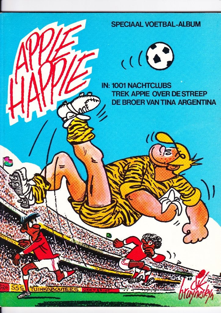 Appie Happie speciaal voetbal-album Dik Bruynesteyn, Eén stripboek, Ophalen of Verzenden, Zo goed als nieuw