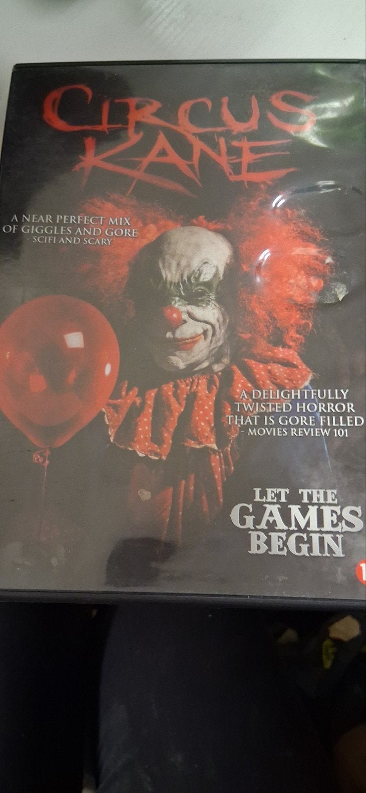 Circus Kane DVD - Horrorfilm met griezelige clowns, Vanaf 16 jaar, Nederlands, Ophalen of Verzenden, Horror-komedie