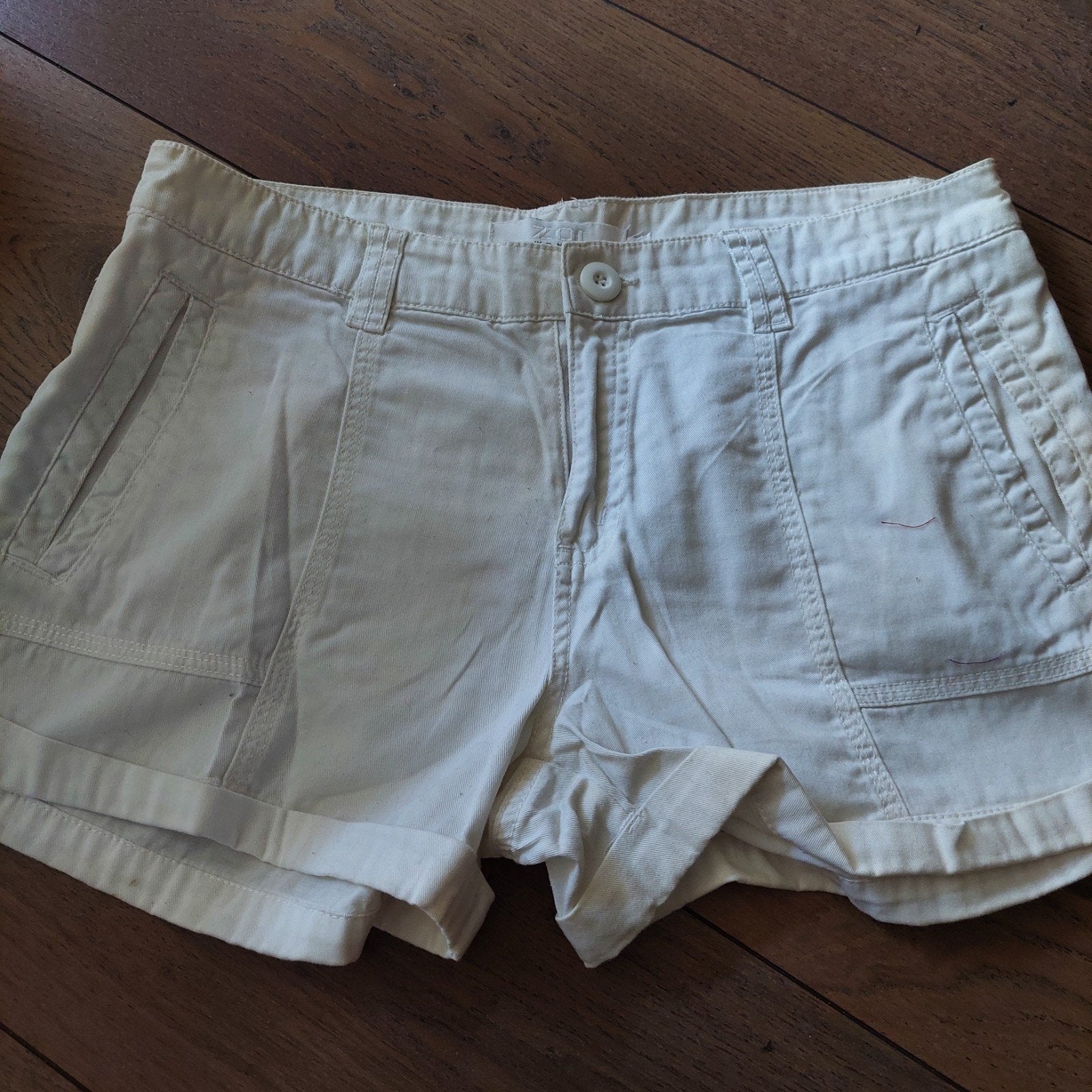 Ongedragen shorts van Shoeby/ ZOI maat 40, Maat 38/40 (M), Kort, Wit, Shoeby/ZOI