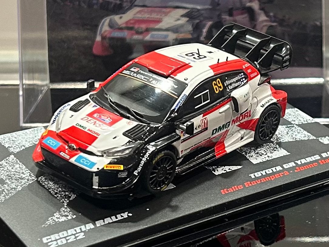 IXO Toyota Yaris GR Rally 1:43 OVP, Verzenden, Zo goed als nieuw, Auto, Overige merken