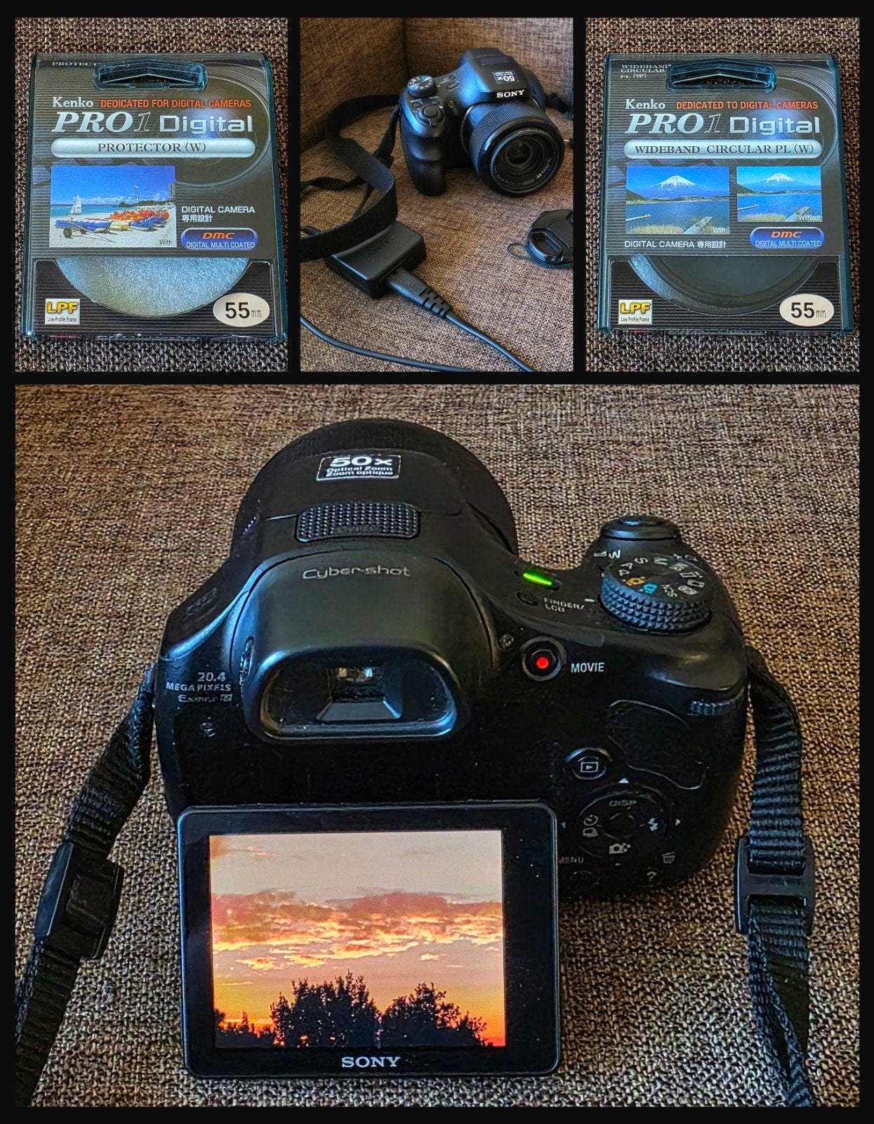 Sony Cyber-shot DSC-HX300 Bridgecamera met accessoires, Gebruikt, Oplader, Ophalen of Verzenden, Sony