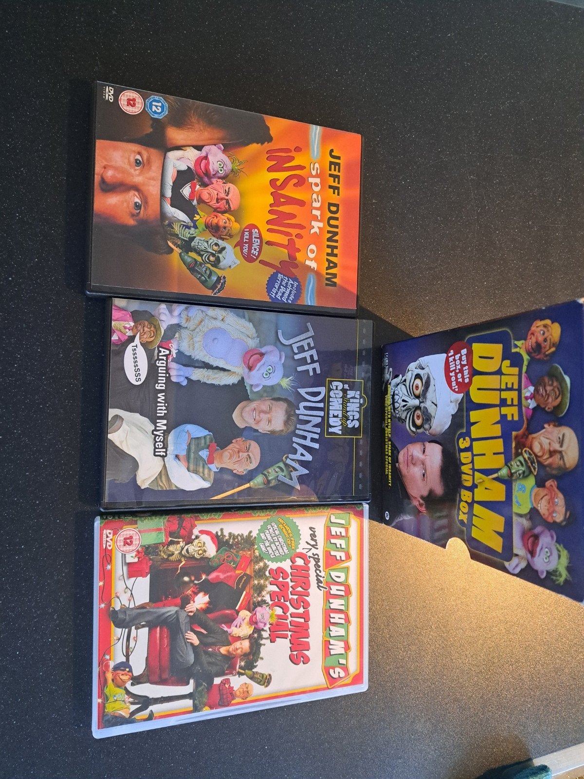 Jeff Dunham 3 DVD Box: Spark of Insanity, Arguing with Mysel, Ophalen, Overige artiesten, Nederlands, Verzamelbox of complete uitgave