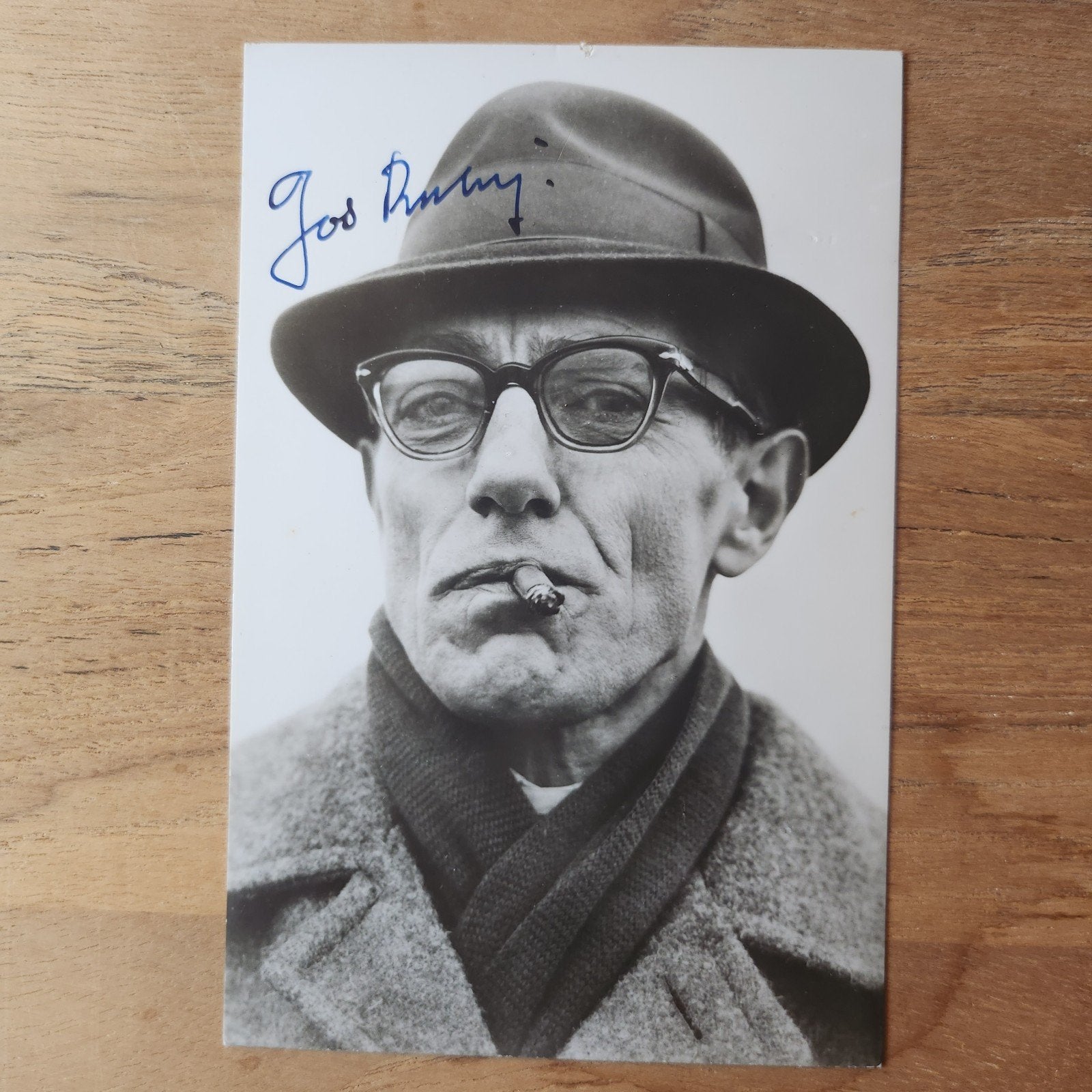 Gesigneerde Ansichtkaart Jos Ruting - Schrijver, Verzenden, 1960 tot 1980, Ongelopen, Zuid-Holland