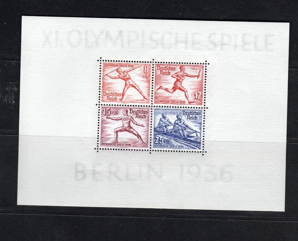 Duitse Rijk 1936 blok 6 postfris, Postzegels en Munten, Ophalen of Verzenden, Overige periodes, Postfris