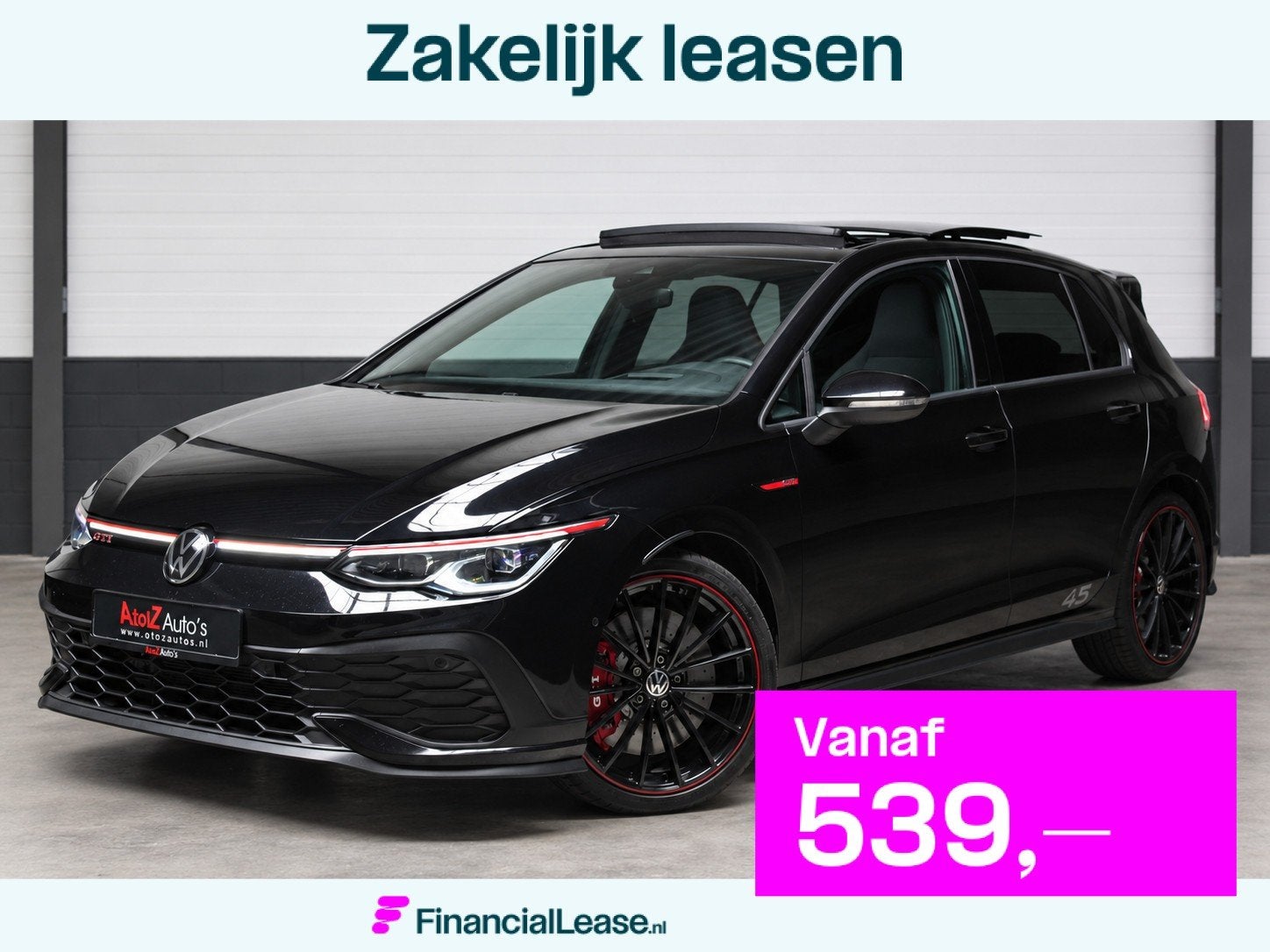 Volkswagen GOLF 2.0 TSI GTI Clubsport 45 Jahre Akra HUD ACC, Dealer onderhouden, 15 km/l, Gebruikt, 4 cilinders