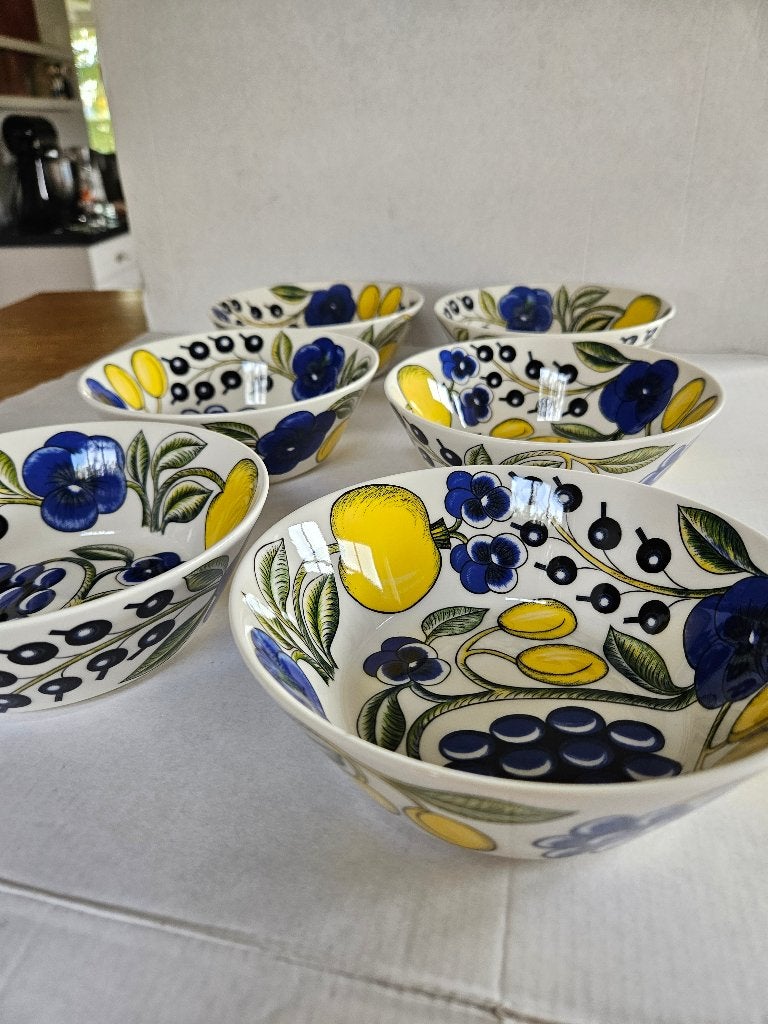 6 Arabia Paratissi (Iittala) schaaltjes 17 cm nieuw, Huis en Inrichting, Nieuw, Ophalen of Verzenden, Schaal of Schalen, Overige stijlen