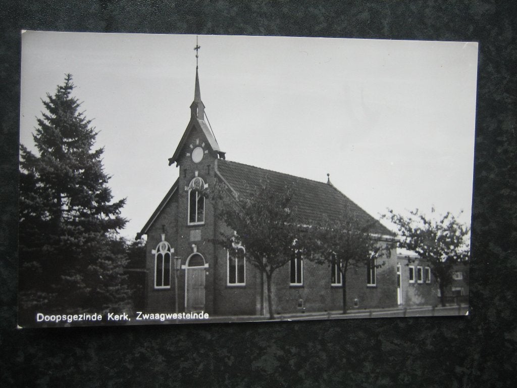 ZWAAGWESTEINDE  Doopsgezinde kerk 1978, Verzamelen, Ophalen of Verzenden, 1960 tot 1980, Friesland