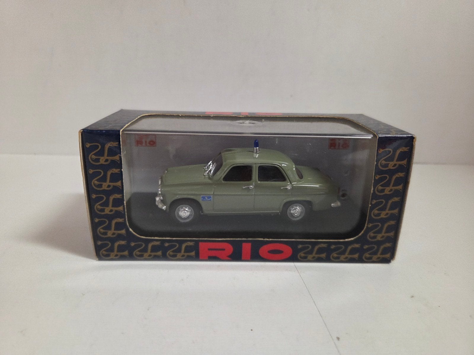 Rio Alfa Romeo Giulietta Polizia 1:43, Hobby en Vrije tijd, Modelauto's | 1:43, Overige merken, Auto, ., Ophalen of Verzenden