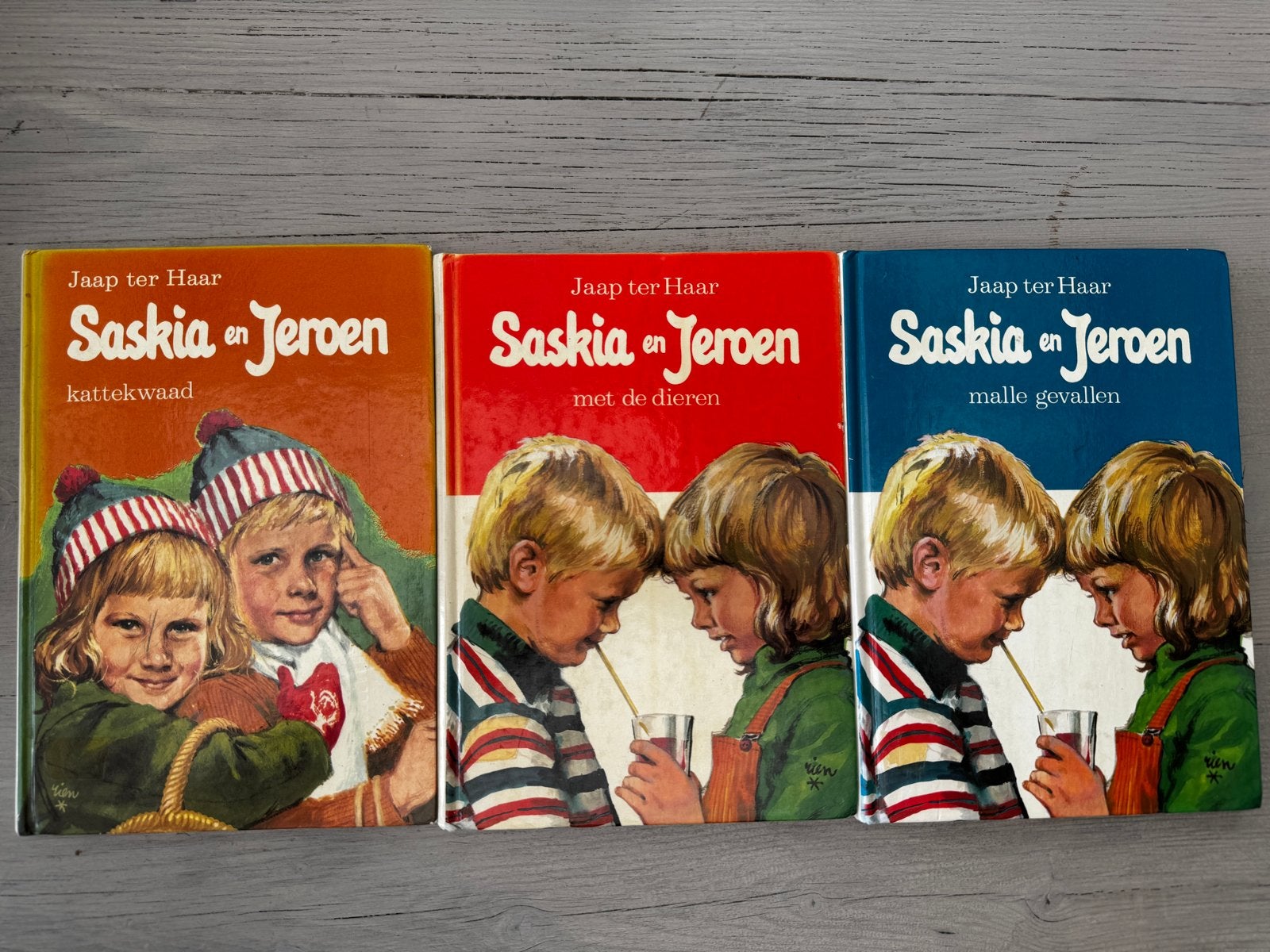 Saskia en Jeroen boeken set - Jaap ter Haar, Ophalen of Verzenden, Gelezen, Fictie algemeen