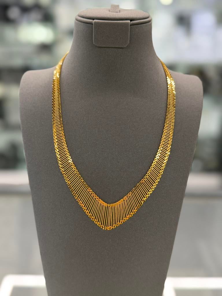 21 Karaat Goud - Ketting - Nieuw - 45cm, Ophalen of Verzenden, Nieuw, Goud