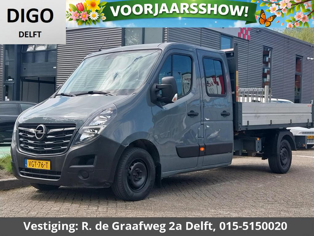 Opel Movano 2.3 CDTI BiTurbo L3 DC Kipper (ex.BTW) Dubbele C, Auto's, Voorwielaandrijving, 145 pk, Stof, Gebruikt