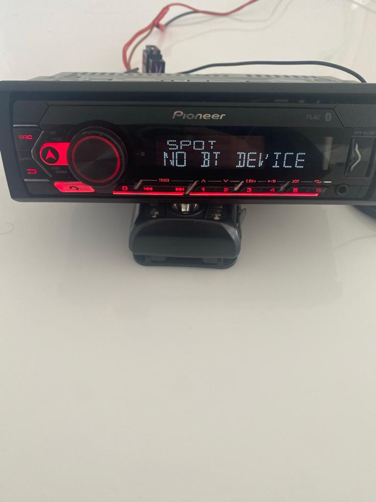 Pioneer MVH-S320BT Bluetooth Autoradio, Ophalen of Verzenden, Zo goed als nieuw