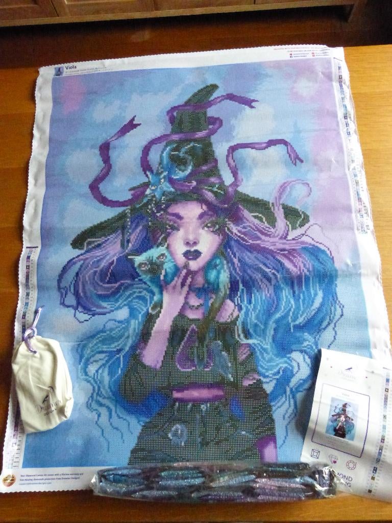 Dreamer Designs “Viola” diamond painting, Hobby en Vrije tijd, Overige Hobby en Vrije tijd, Ophalen of Verzenden, Nieuw