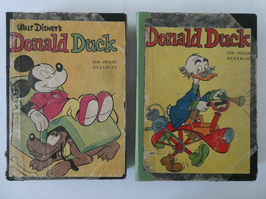Donald Duck 1959 1 & 2, Boeken, Complete serie of reeks, Ophalen of Verzenden, Gelezen
