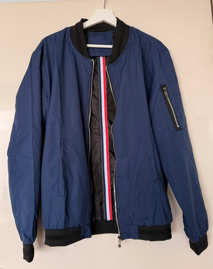 Bomberjack, Verzenden, Zo goed als nieuw, Blauw