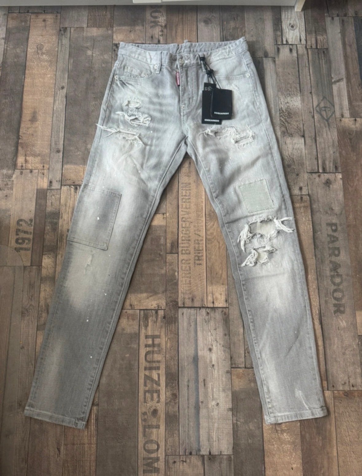 Nieuwe Dsquared2 spijkerbroek - Maat 30, Ophalen of Verzenden, Nieuw, Grijs, W32 (confectie 46) of kleiner
