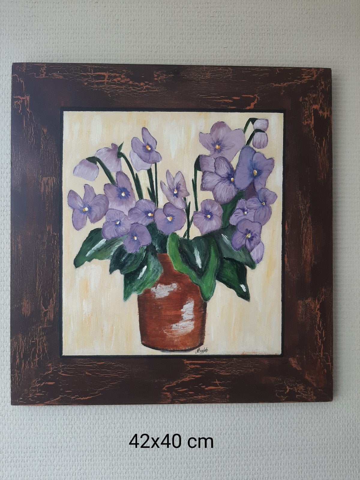 schilderij bloemen, Ophalen of Verzenden