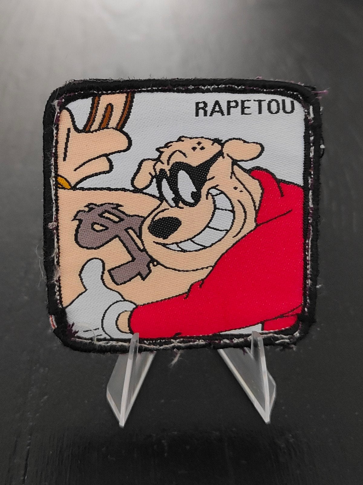Airsoft Fun Patch Zware Jongens - Rapetou, Ophalen of Verzenden, Overige soorten, Nederland, Embleem of Badge