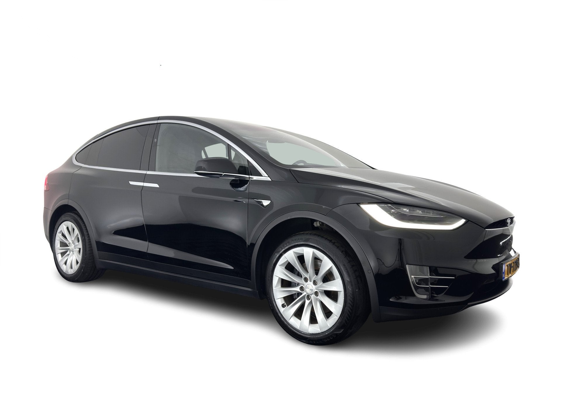 Tesla Model X 75D Base [ 7-Pers. ] [3-Fase-11kW] (INCL.BTW), Automaat, Model X, Gebruikt, Zwart