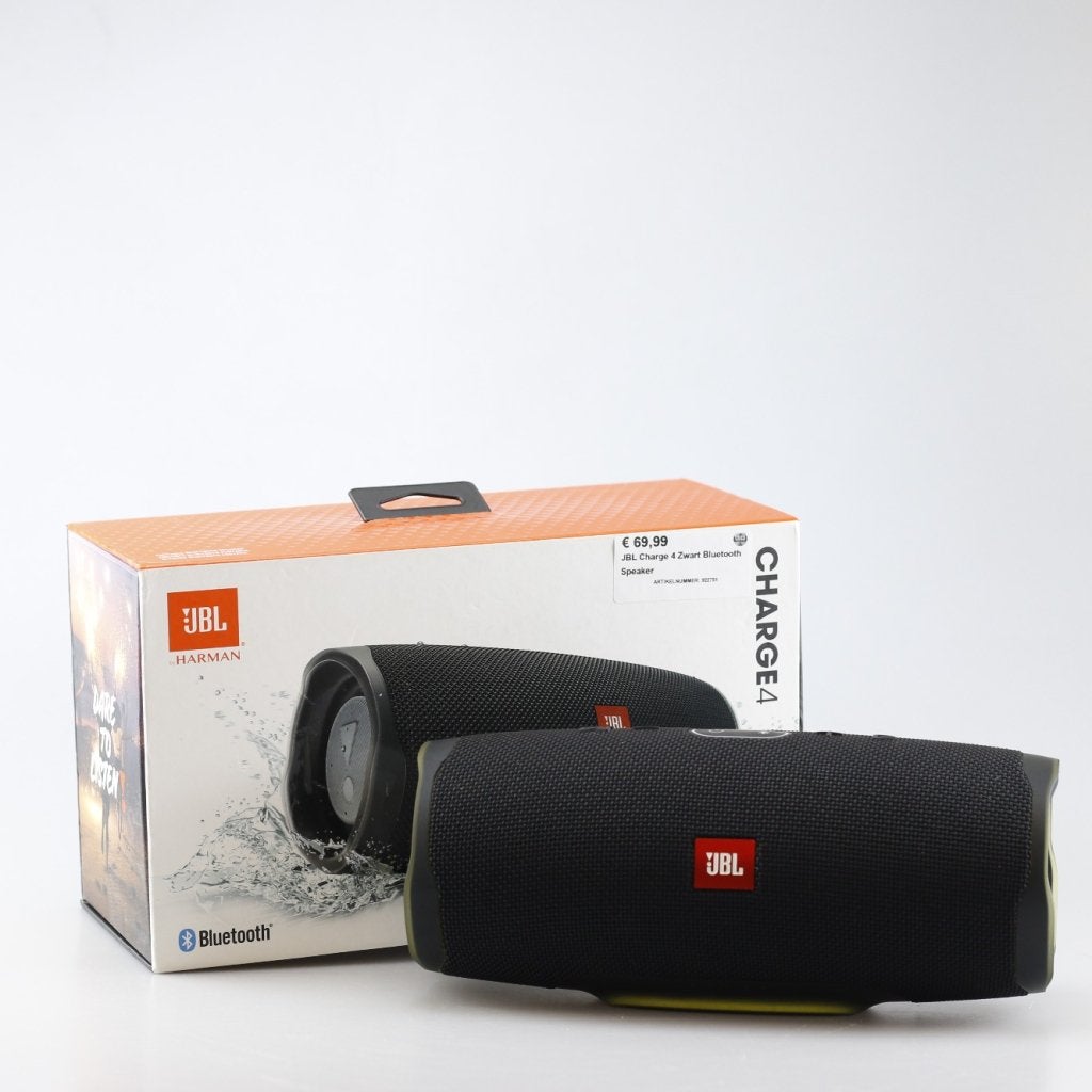 JBL Charge 4 Zwart Bluetooth Speaker, Auto diversen, JBL, Zo goed als nieuw, Support@jbl.com, 400 Atlantic Street
Stamford, CT 06901
USA