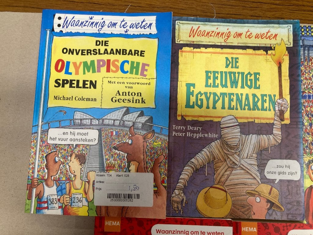 T.K. nog 3 boeken van Waanzinnig om te weten Zie lijst, Boeken, Ophalen of Verzenden, Gelezen, Non-fictie