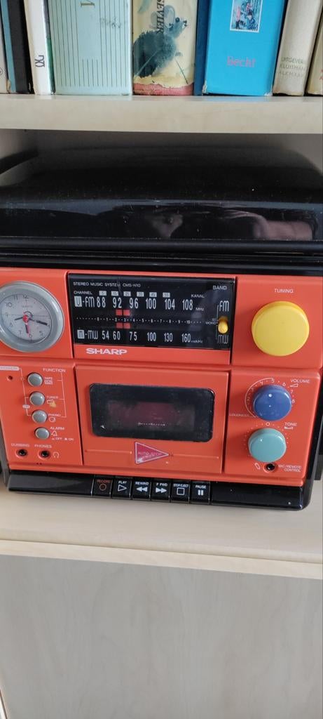 Platenspeler met cassetterecorder en radio, Ophalen of Verzenden, Overige merken