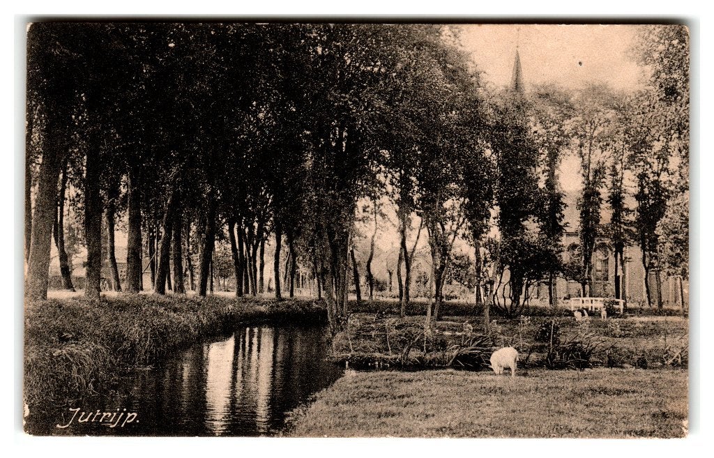 Jutrijp, (onder Sneek), Verzenden, Voor 1920, Gelopen, Friesland