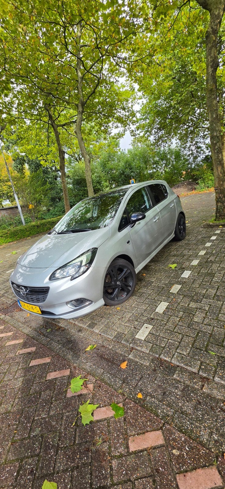 Opel Corsa OPC Line 1.0 125PK 5D 2017 Grijs, Voorwielaandrijving, Zwart, 49 €/maand, Origineel Nederlands