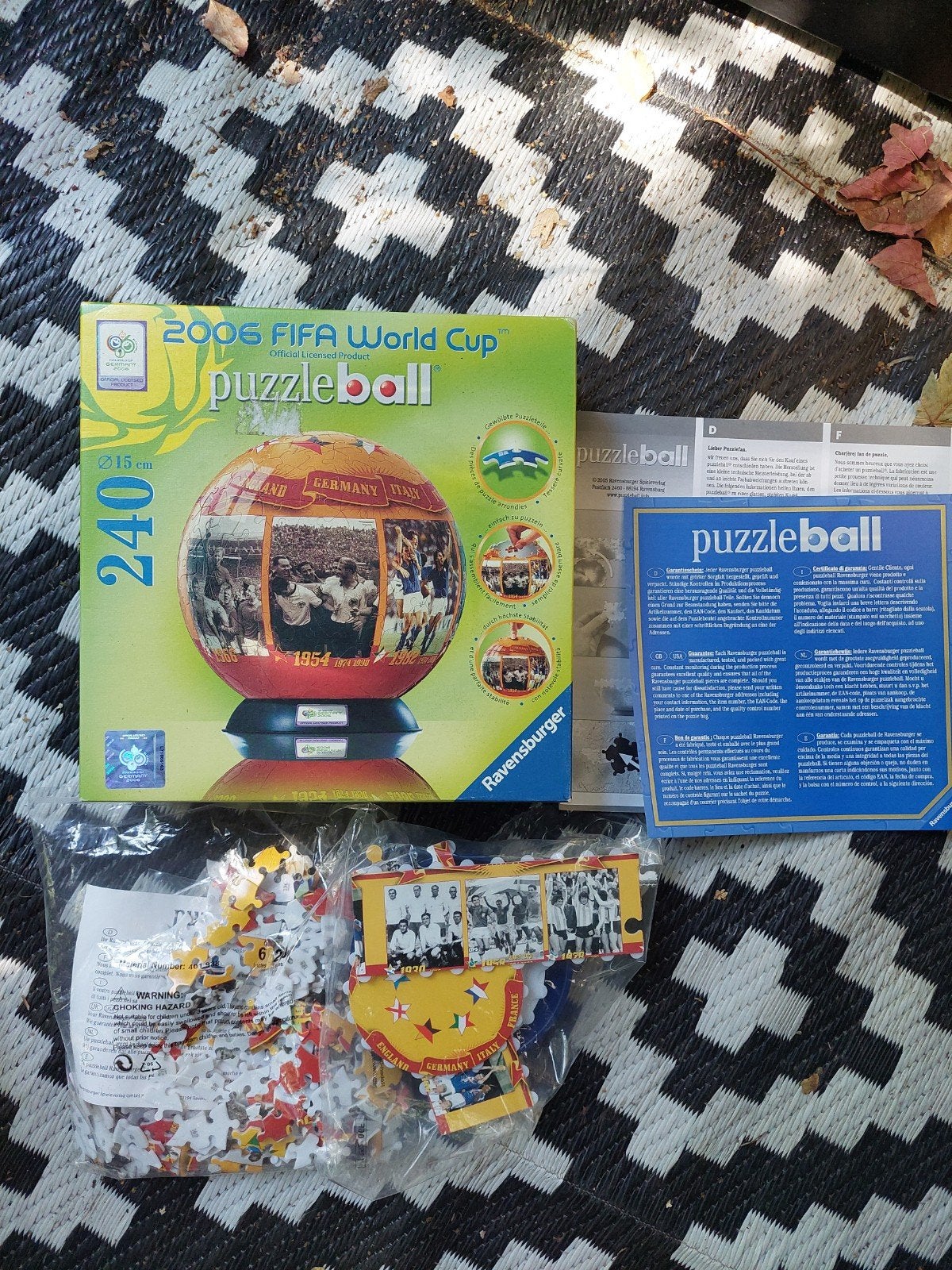 Ravensburger 2006 FIFA World Cup Puzzleball 240 stukjes, Ophalen of Verzenden, Minder dan 500 stukjes, Nieuw, Rubik's of 3D-puzzel