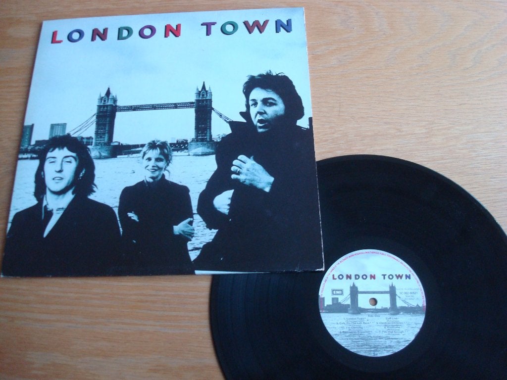 Lp Wings London Town, Cd's en Dvd's, Vinyl | Pop, Ophalen of Verzenden, Zo goed als nieuw, LP