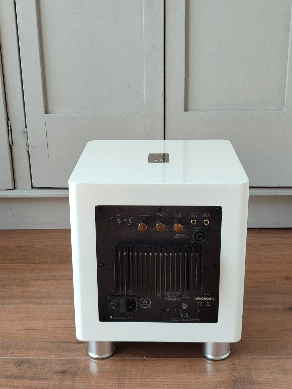 High-end Sonus Faber subwoofer - in nieuwstaat !, Ophalen of Verzenden, Zo goed als nieuw, Subwoofer, Overige merken