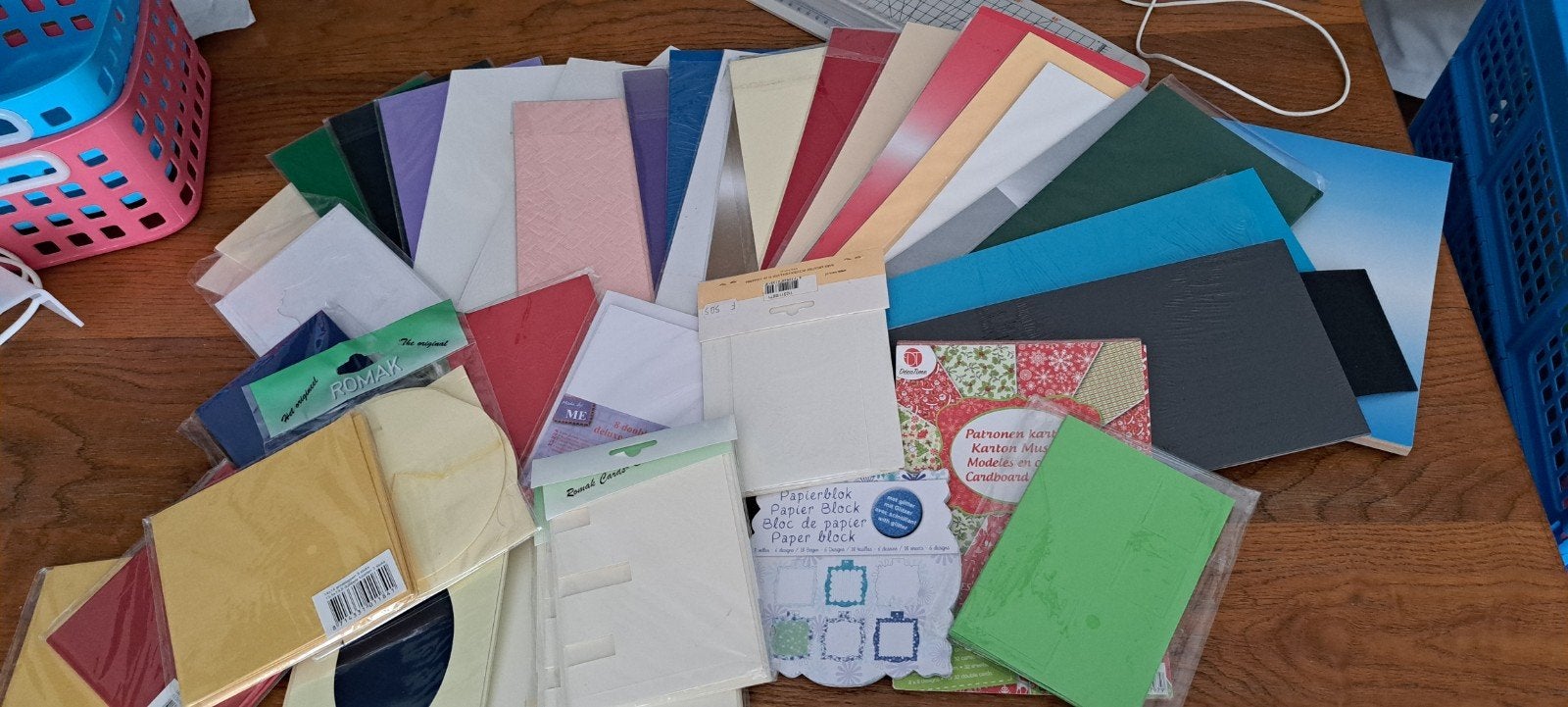 Kaarten karton en enveloppen., Hobby en Vrije tijd, Kaarten | Zelf maken, Ophalen, Overige thema's, Blanco kaart of Basiskaart