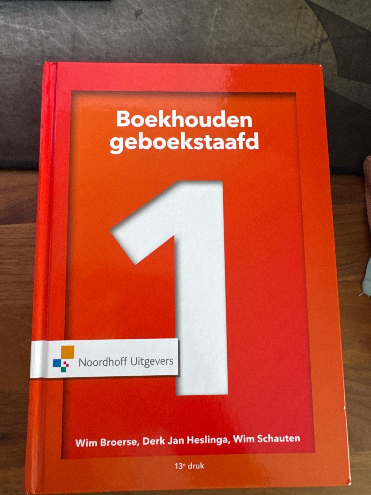Boekhouden Geboekstaafd 1 - 13e druk, Ophalen of Verzenden, Gamma, Zo goed als nieuw, MBO