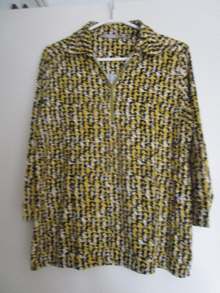 Rabe blouse maat 42 lange mouw geel, Rabe, Geel, Maat 42/44 (L), Ophalen of Verzenden