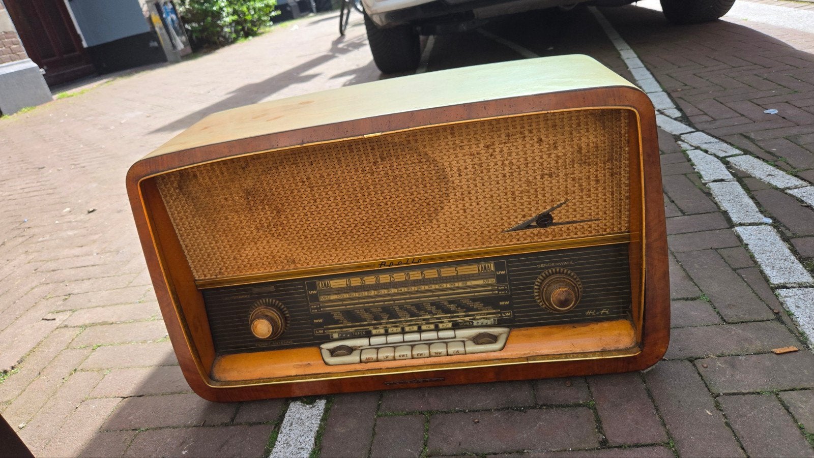 Loewe-Opta Apollo buizenradio jaren 50 – originele vintage, Ophalen
